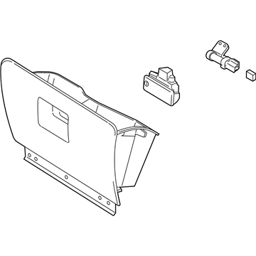 2015 Ford Expedition Glove Box - FL1Z-7806024-CA