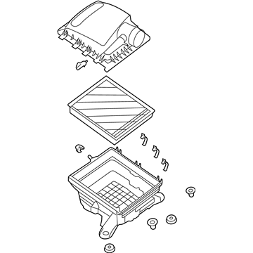 Ford Ranger Air Filter Box - KB3Z-9600-A