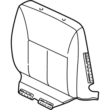 Ford 5F4Z-5464417-CAB Seat Back Cover Assembly