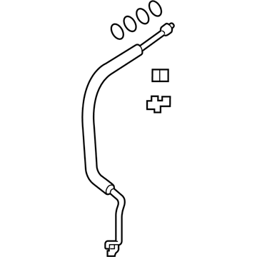 2012 Lincoln MKX A/C Hose - BT4Z-19835-B