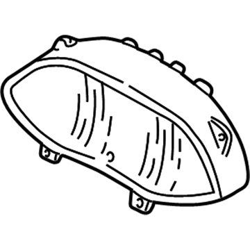 Ford YS4Z10838AB Housing Assembly Instrument