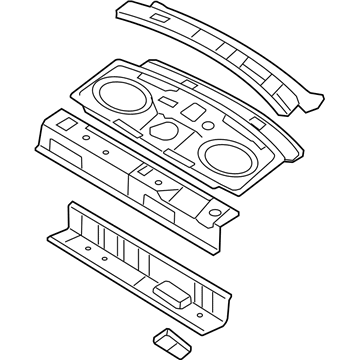 Ford 6E5Z-5446506-AA Panel Assembly - Package Tray