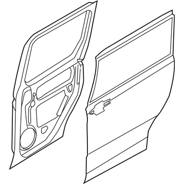 Ford KT1Z-1724623-G DOOR ASY - HINGED SIDE LOADING
