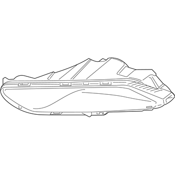 Ford HS7Z-15200-F Lamp Assembly - Fog - Front