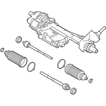 Ford Mustang Steering Gear Box - JR3Z-3504-D