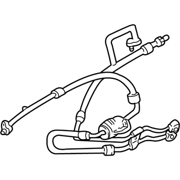 Ford F75Z-19D850-BN Tube - Compressor To Manifold