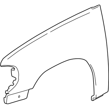 Ford XL2Z-16005-DA Fender Assembly - Front