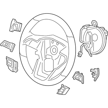 Ford GD9Z-3600-HE Steering Wheel Assembly