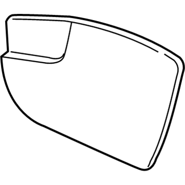 Ford GJ5Z-17K707-F Glass Assembly - Rear View Outer Mirror