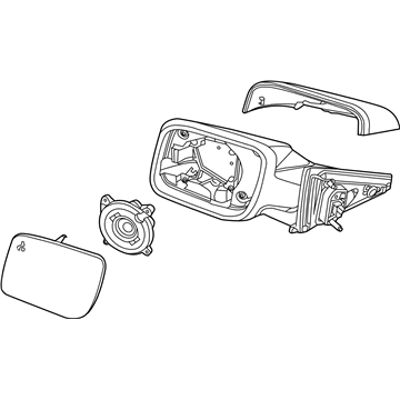 Ford DB5Z-17683-UG Mirror Assembly - Rear View Outer