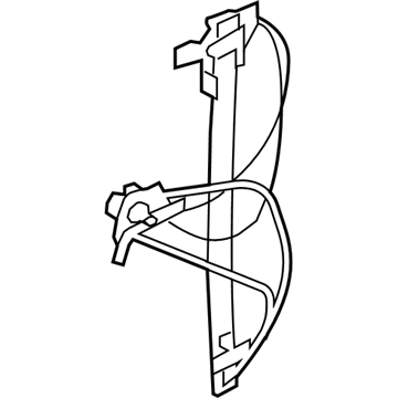 Ford 6C2Z-1523200-BA Regulator - Window - Less Motor