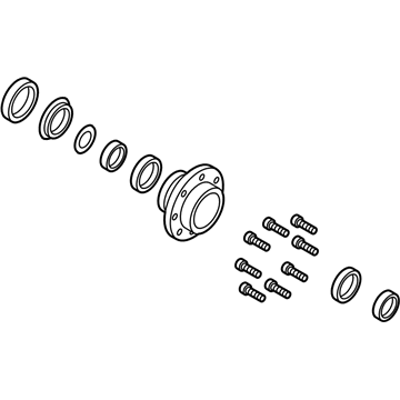 Ford HC3Z-1109-A Hub Assembly - Wheel