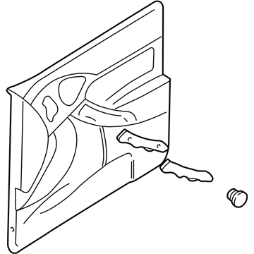 Ford YS4Z5423942DAB Trim Assembly Front Door