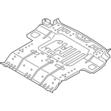 Ford JL1Z-4011215-A Pan Assembly - Floor
