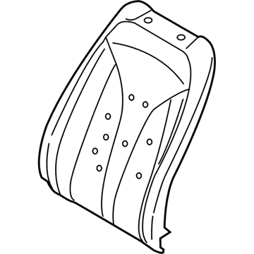 Ford EJ7Z-7864810-G Seat Back Pad