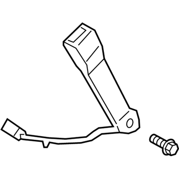 Ford JL7Z-7861202-AB Seat Belt Assembly