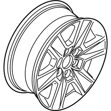 Ford FL3Z-1007-C Wheel Assembly