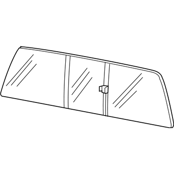 Ford 8C3Z-2542006-A Glass - Back Window