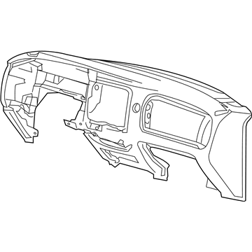 Ford 1L5Z-1004320-BAA Panel - Instrument