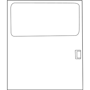 Ford F4UZ-1524622-B Door Assembly - Hinged Side Loading