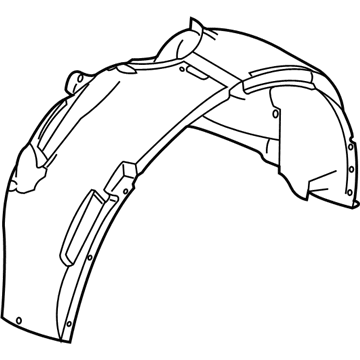 Ford 8A8Z-16103-A Guard - Front Splash