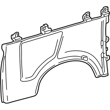 Ford F2UZ1531012AAK Trim Assembly Quarter