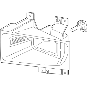 Ford HC3Z-15201-A Lamp Assembly - Fog - Front