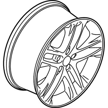 Ford EJ7Z-1007-K Wheel Assembly