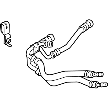 Ford Taurus Automatic Transmission Oil Cooler Line - DG1Z-7R081-G