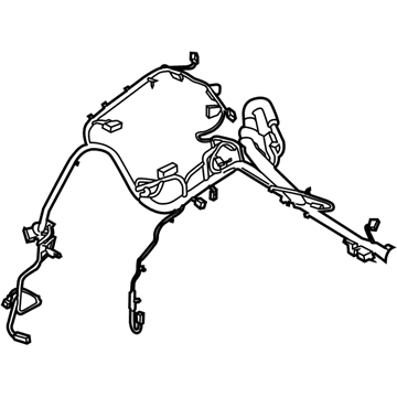 Ford HU5Z-12A581-C Wire Assembly