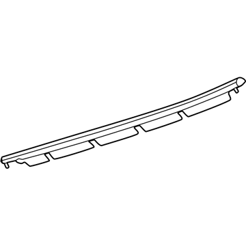 Ford 2F1Z-5425596-AA Weatherstrip - Door Glass Channel