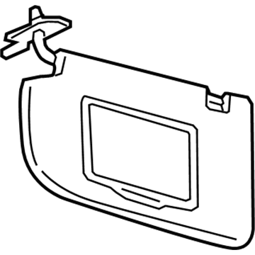 Ford KJ7Z-7804105-AA Sun Visor Assembly