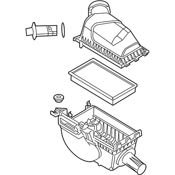 2008 Ford Taurus X Air Filter Box - 9G1Z-9600-A