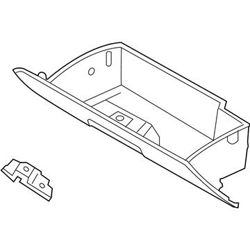 Mercury Sable Glove Box - 8F9Z-74060T10-AE