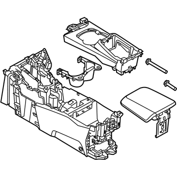 Ford Focus Center Console Base - CV6Z-58045A36-CB