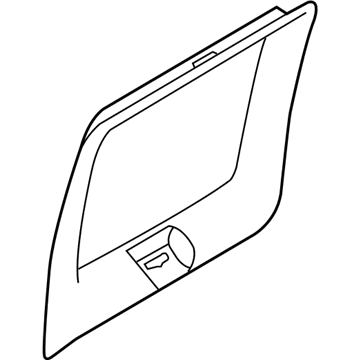 Ford 3C2Z-1625508-BAD Moulding - Rear Window