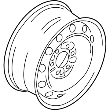 Ford JL1Z-1007-B Wheel Assembly