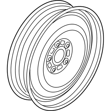 Ford HS7Z-1007-E Wheel Assembly