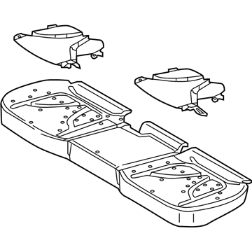 Ford FA1Z-58632A22-N Front Seat Heating Pad Assembly