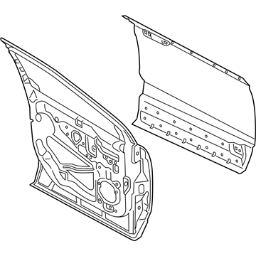 Ford FT4Z-5820125-B DOOR ASY - FRONT