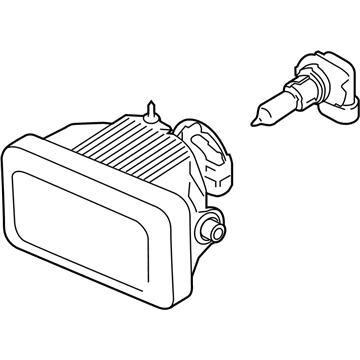 Ford FL3Z-15200-B Lamp Assembly - Fog