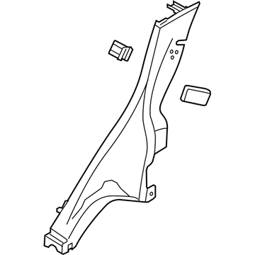 Ford BE8Z-5431013-AA Trim - Wheelhouse