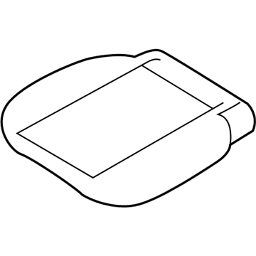 Ford 2M5Z-7462900-BAB Seat Cushion Cover Assembly