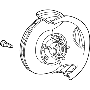 Ford YL5Z-1V102-FA Hub And Disc Assembly