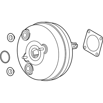 2017 Lincoln Continental Brake Booster - G3GZ-2005-C