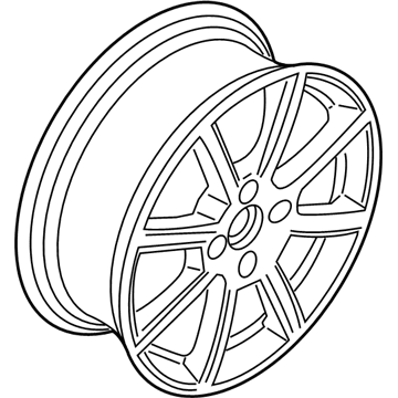 Ford FE8Z-1007-A Wheel Assembly