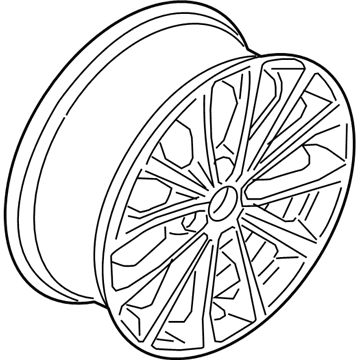 Ford C1BZ-1007-E Wheel Assembly