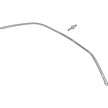 Ford GD9Z-9951693-A Moulding - Roof Drip Rail Finish