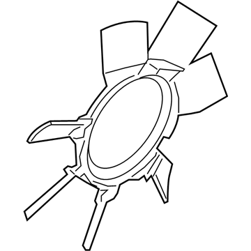 Ford Ranger Cooling Fan Assembly - KB3Z-8600-A