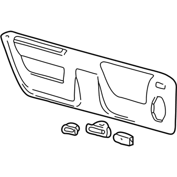 Ford F2UZ15311A59BAB Trim D Pillar